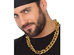 Colar DISFRAZZES Rapper Imitação De Ouro