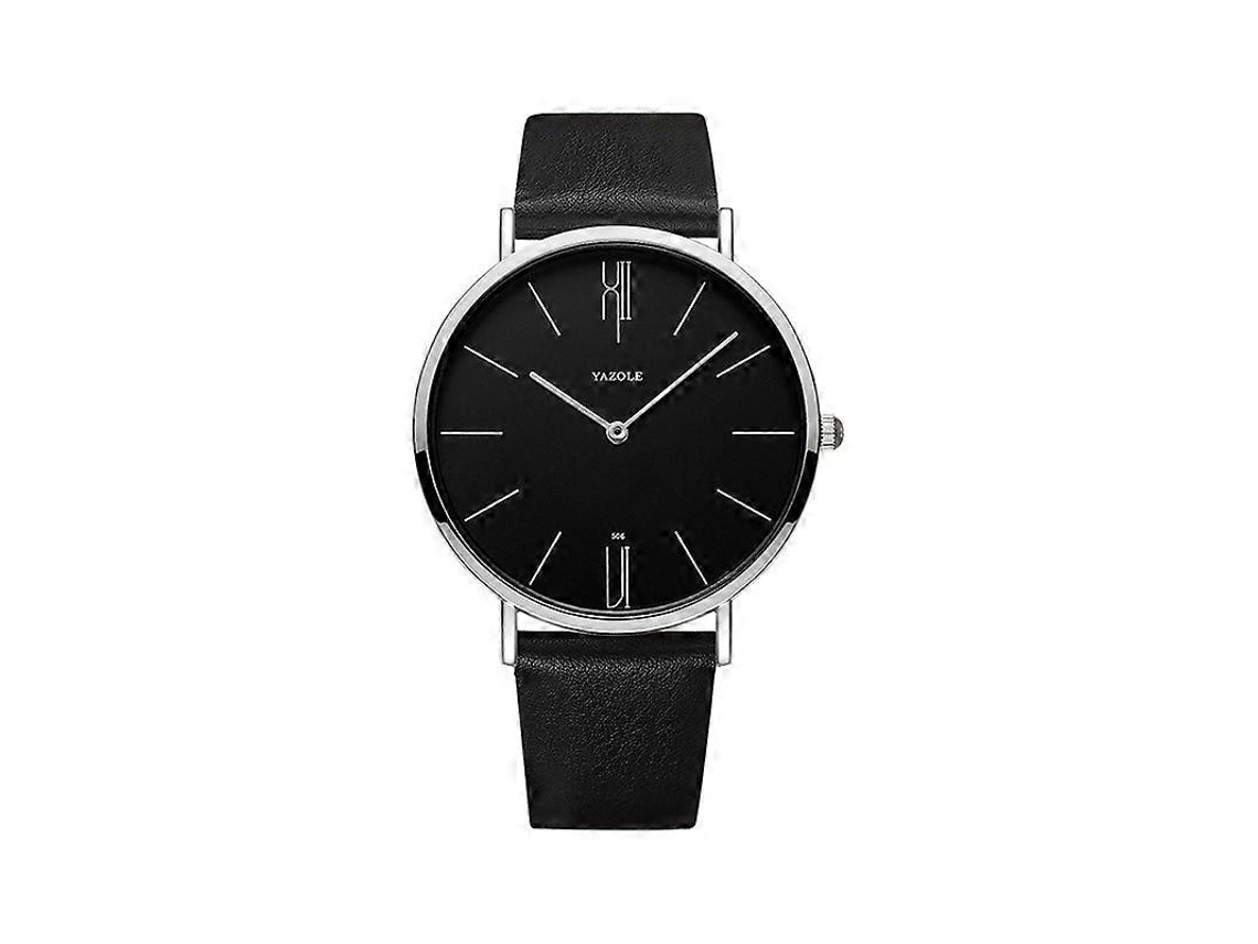 Relógio De Quartzo Masculino Yazole 506 Com Mostrador Grande E Simples Para Negócios