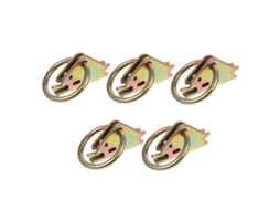 Conjunto De 5 Ganchos De Amarração Para Reboque, Com Fixação Na Superfície, Ideais Para Caminhonetes.