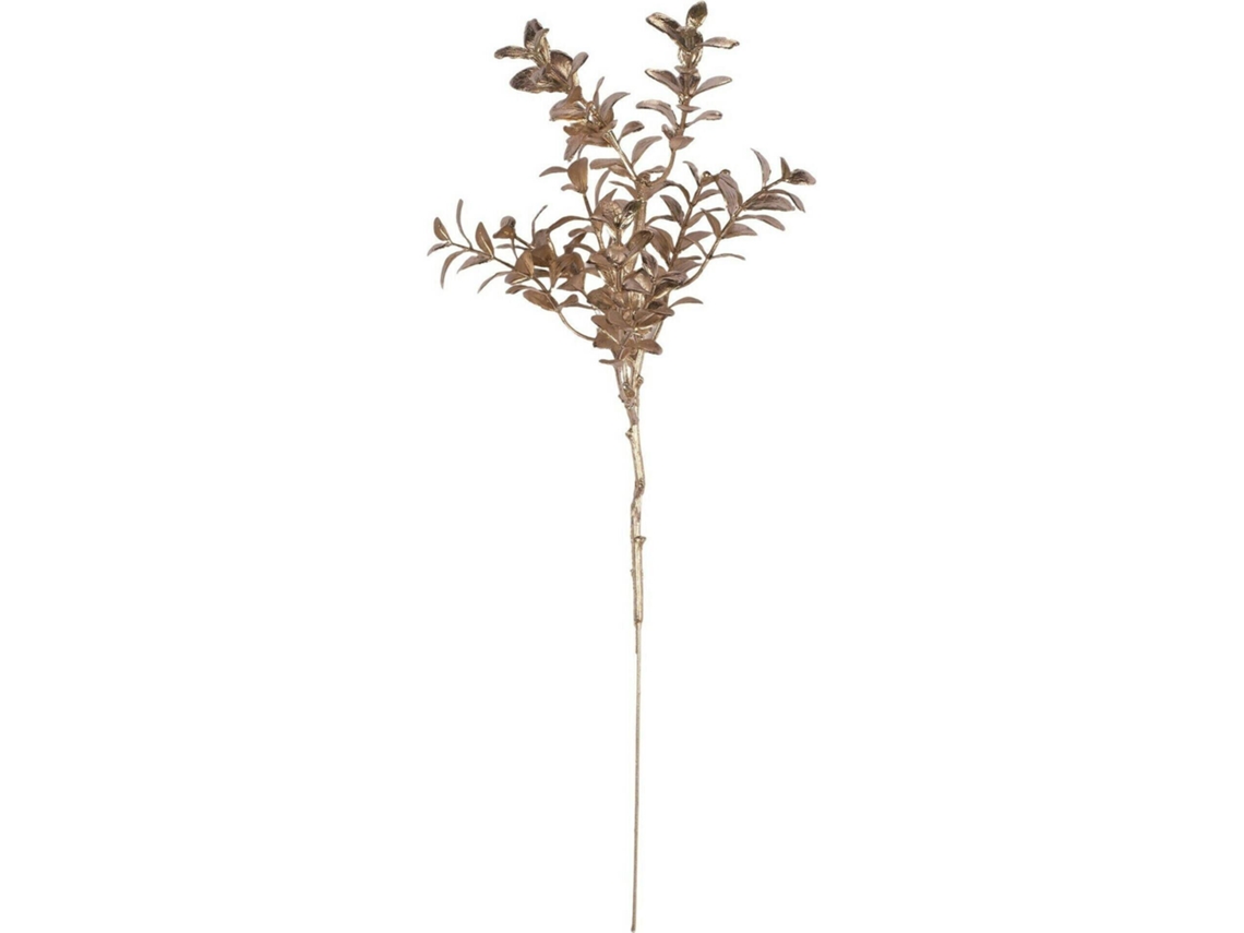Haste Folhas 30cm Dourada Kasa