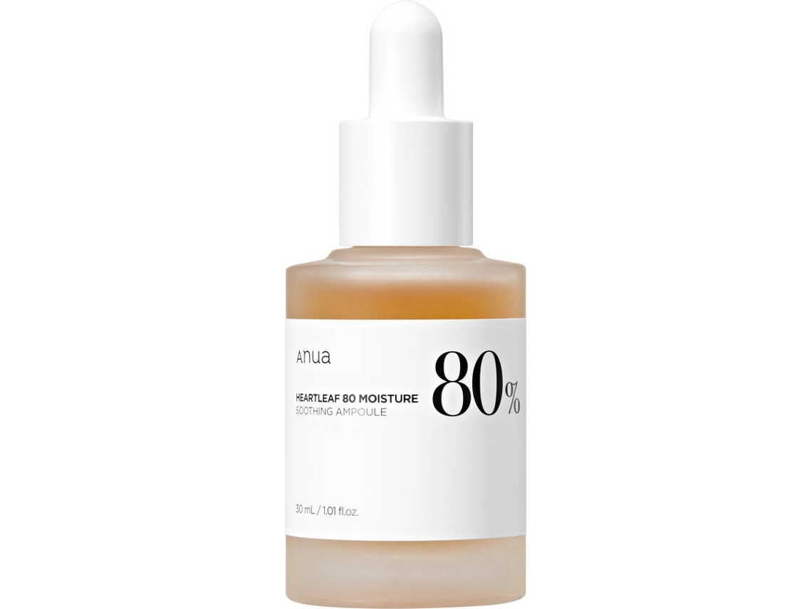 Sérum de Rosto ANUA Heartleaf 80% Moisture Soothing Ampoule (30 ml)