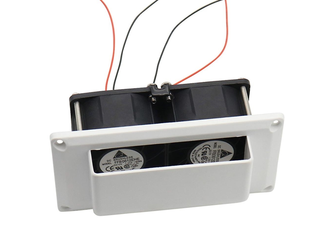 Exaustor universal para caravanas, 12 V DC, interno, branco, Slowmoose White