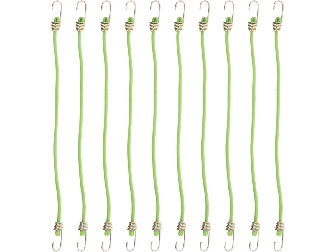 Conjunto De 10 Cordões Elásticos Em Miniatura Com Ganchos, Reutilizáveis, Em Látex E Com Detalhes Zinco Colorido, Ideais