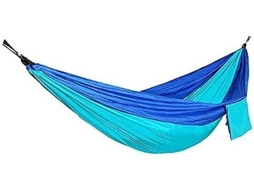 Rede De Acampamento Ao Ar Livre, Forte, Paraquedas, Tecido, Carga Máxima De 200 Kg, 270 X 140 Cm, Com Alça De Armazenamento Aquaforge