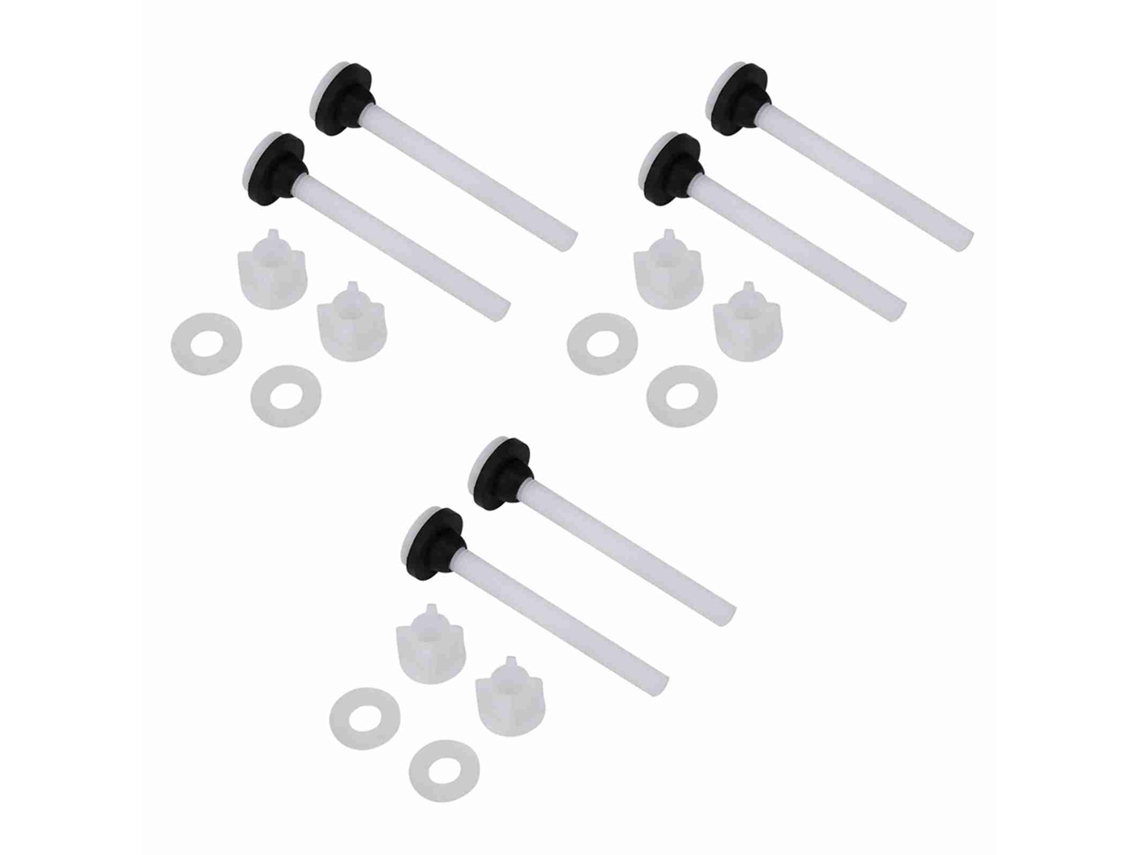 3 pares conjunto de parafusos para tanque de vaso sanitário acessórios de reparo fixação fácil | S/MARCA