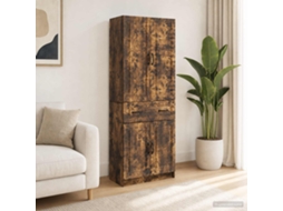 Vidaxl Conjunto De Gabinete 2 Pcs Carvalho Fumado Derivados De Madeira