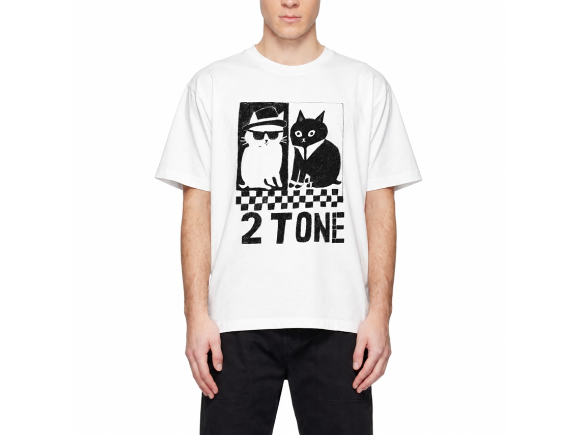 Camiseta Rockinstone 2tone Moggshop com estilo de designer exclusivo
