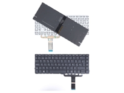 Teclado preto retroiluminado compatível com Windows 8 para HP ProBook 440 G8 e 445 G8