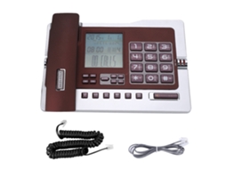 Telefone Fixo De Mesa Estilo Simples G026 Para Escritório Em Casa, Vermelho Slowmoose