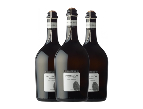 Espumante BORGO MOLINO Spago Frizzante Glera Brut Prosecco (0.75 L - 3 Unidades)