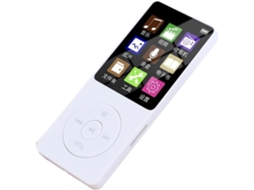 Reprodutor Bluetooth MP4/MP3 com tela de 160x120px, estilo esportivo, ideal para estudantes, entrada para cartão de 1,8", 64GB de música.