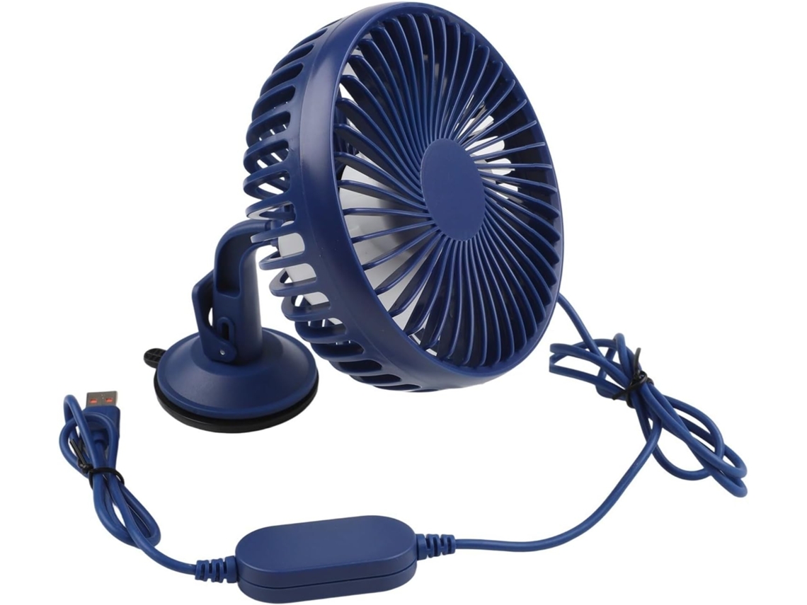 Ventilador Automático De 12v-24v Com 3 Velocidades E Rotação 360°,