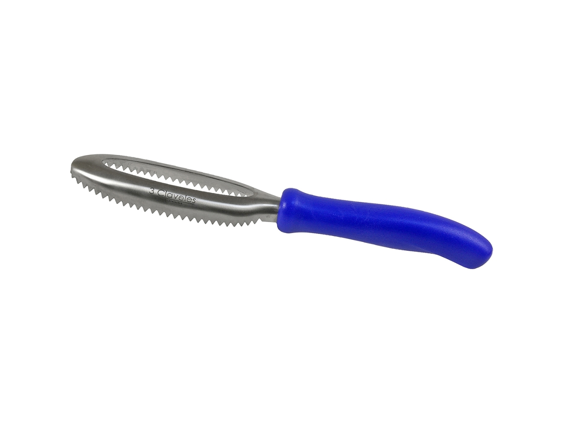 Removedor de Escalas 3 CLAVELES (Aço Inox - 27 cm)