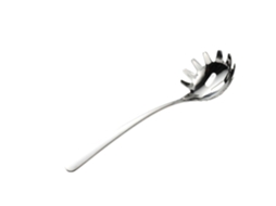 Concha De Espaguete De Aço Inoxidável, Espátula Para Massas Com Empunhadura Confortável E Contornada E Manuseio Seguro, Design Moldado Em Uma Única Pe
