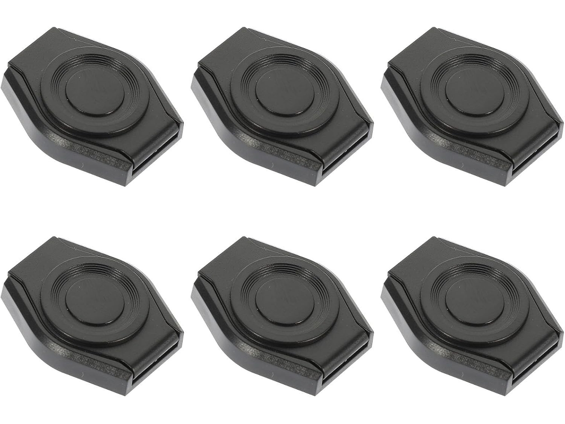 Conjunto De 6 Capas Protetoras Para Webcam Usb, Capas De Plástico Pretas