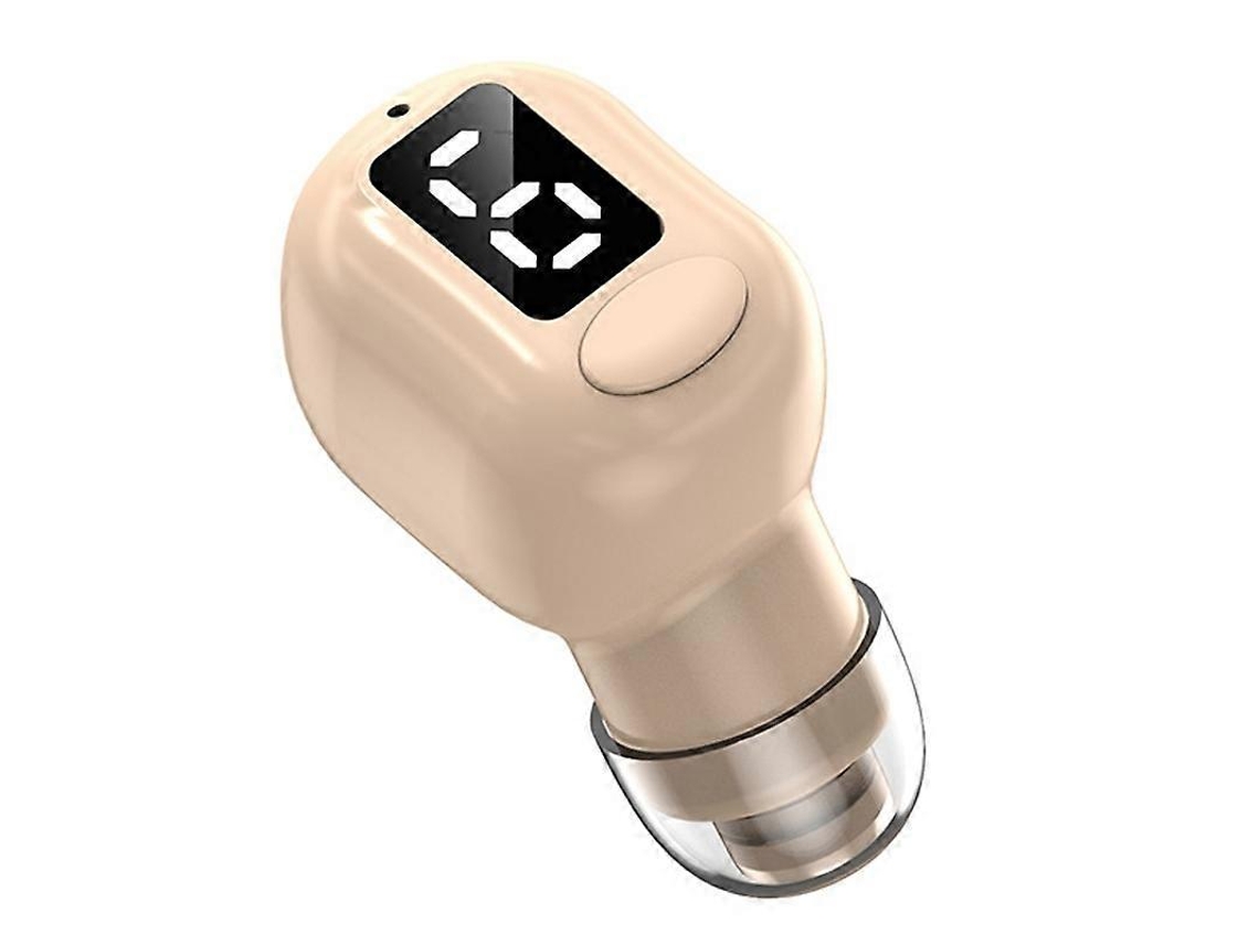 Fones De Ouvido Bluetooth Com Tela Digital M5, Mini Fones De Ouvido Intra Auriculares Invisíveis Ly Ebike