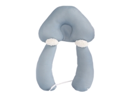 Mali almofada de Modelagem para Cabeça de Bebê Ajustável Soft Suporte Craniano Azul