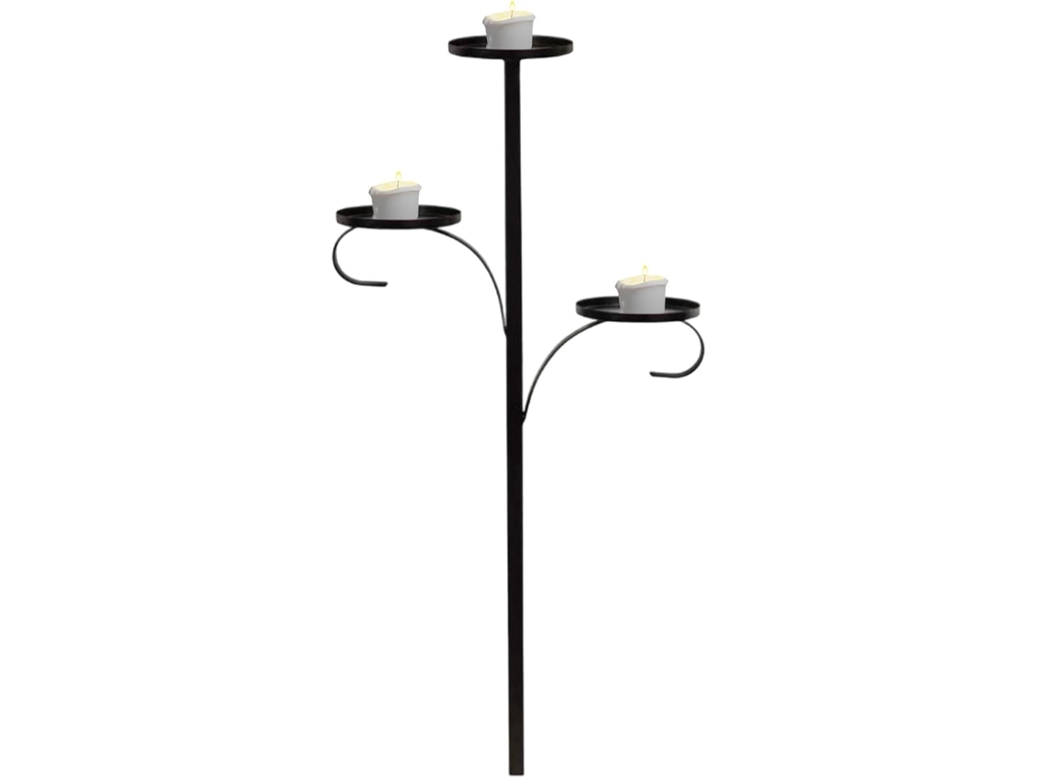 Lustre | Elegante Castiçal De Metal Para Árvores De Natal |