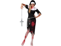 Fato de Mulher DISFRAZZES Freira Morta (Tam: M/L)
