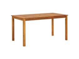 Garden Table, Garden Tables Vidaxl Marrom Madeira De Acácia (140 X 80 X 74 Cm)