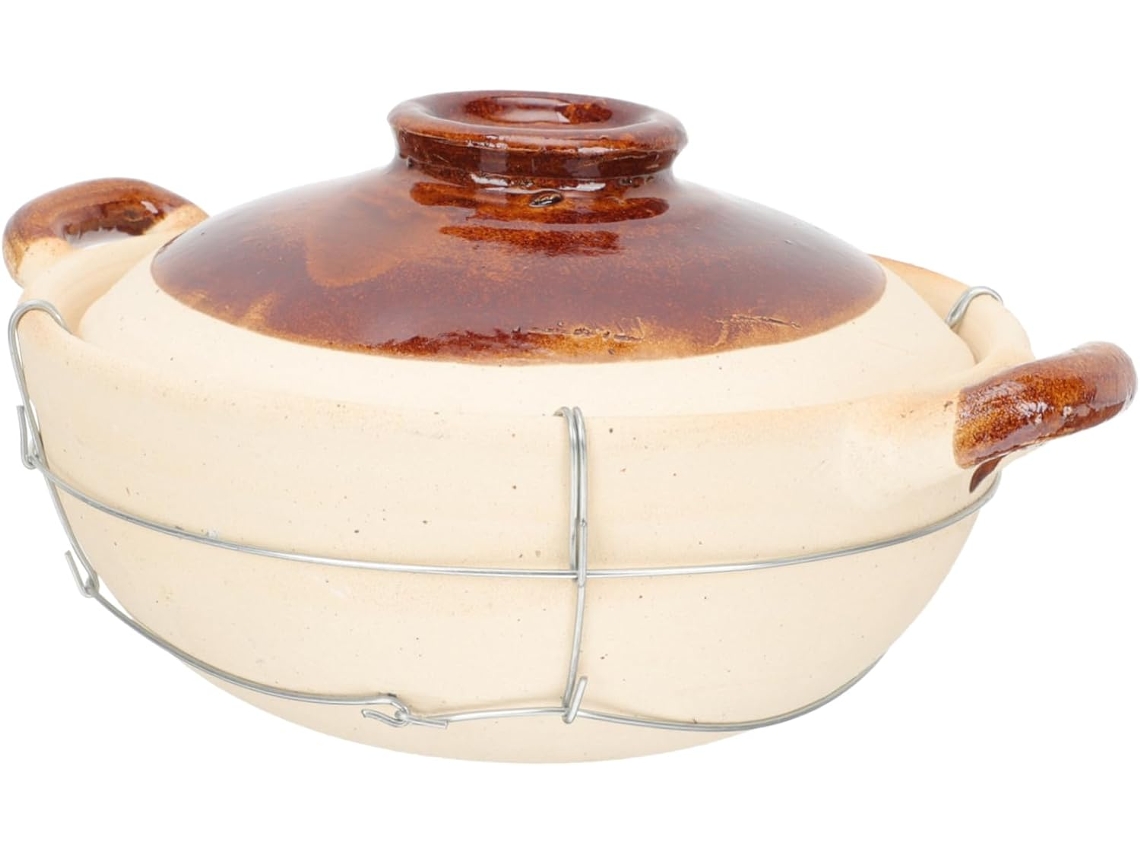 De Barro De 0,5l Com Alça, Resistente A Altas Temperaturas, Ideal Para Cozinhar Sopas E Arroz Em Fogão Doméstico. Gokoco