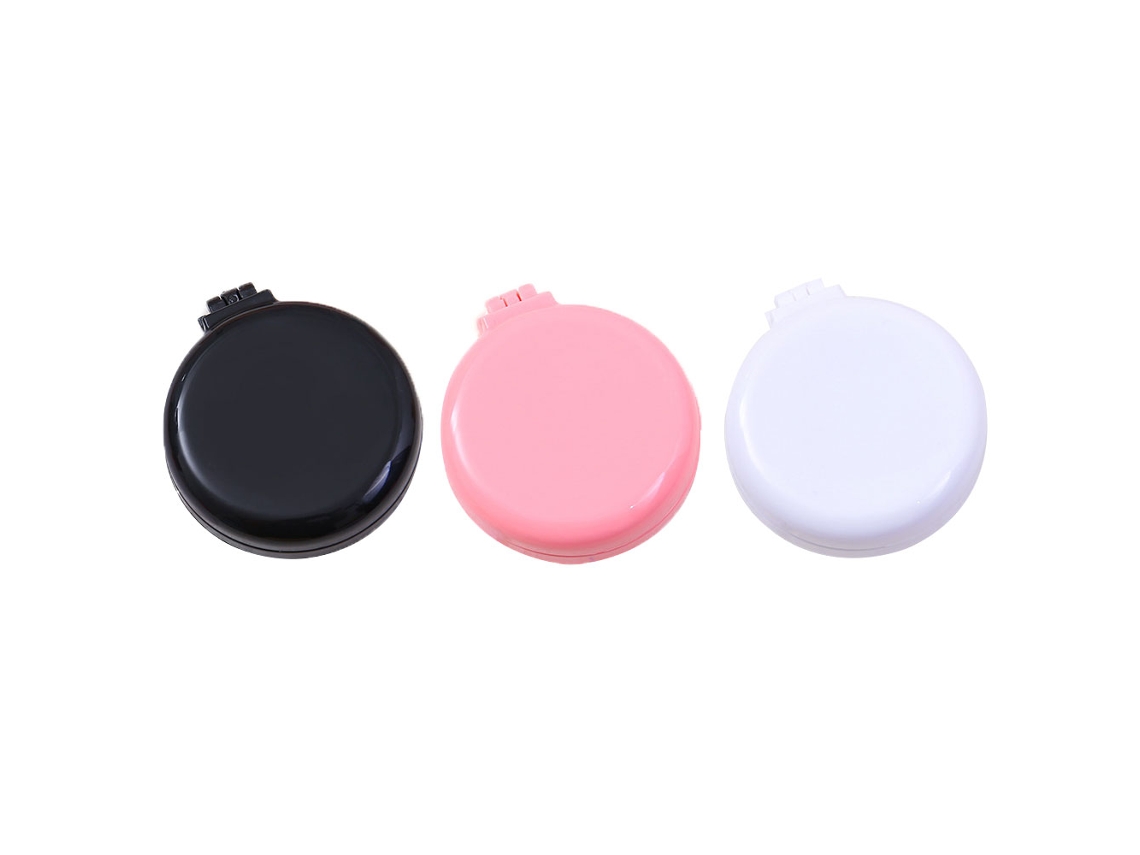 Pente De Bolso 3pcs Com Espelho, Escova Pequena E Portátil Para Viagem Rnemitery