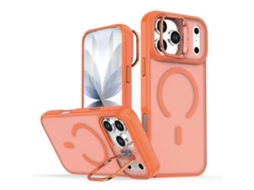Capa Para Iphone 16 Pro Max Com Acabamento Fosco E Cores Vibrantes, Suporte Para Câmera E Magsafe.
