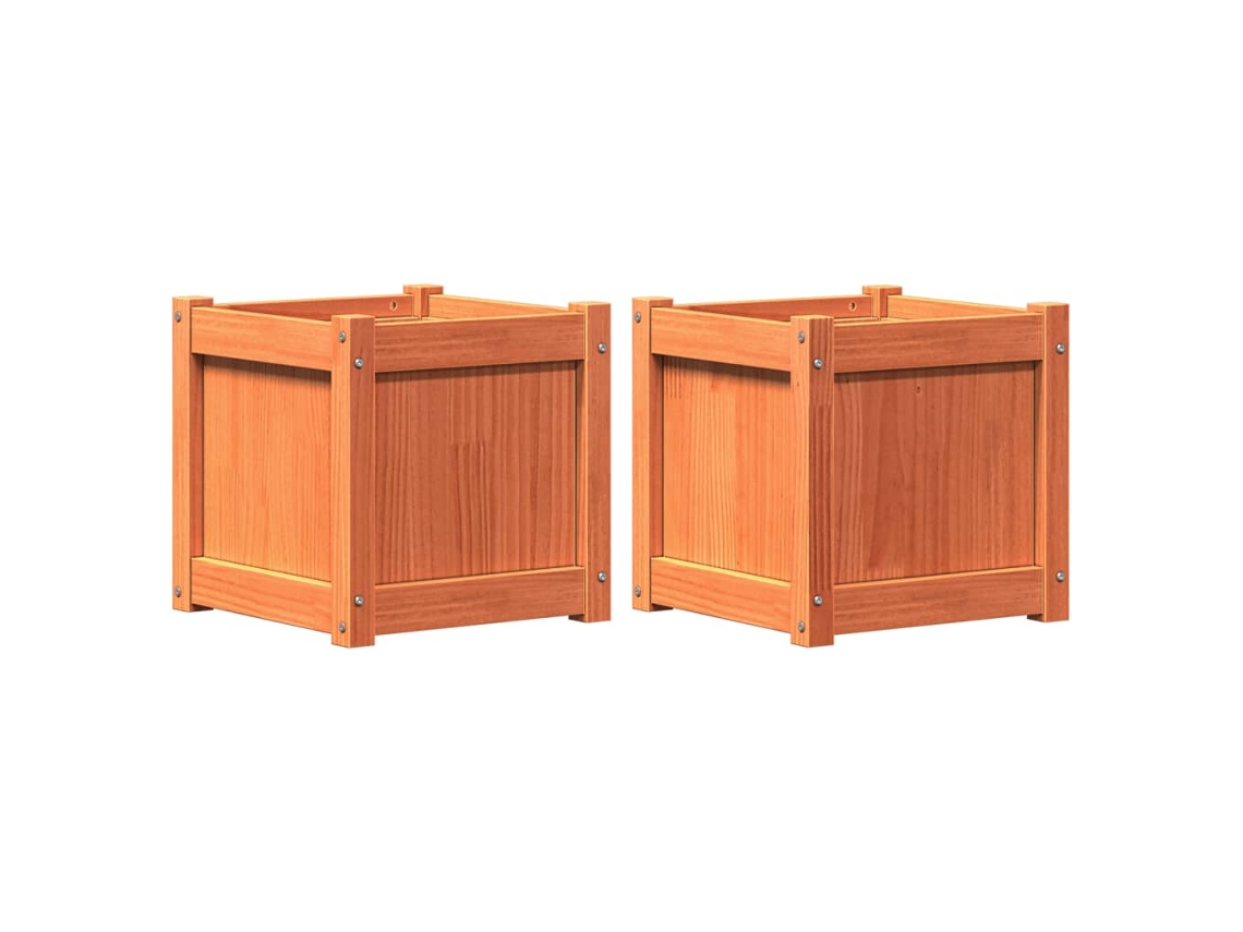 Garden Planter, Garden Planters Vidaxl Marrom Madeira De Pinho (n/a)