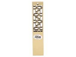 HURRISE Flash Drive Elegante Padrão Único Usb Flash Drive Portátil U Disk Acessórios para Computador 32Gb