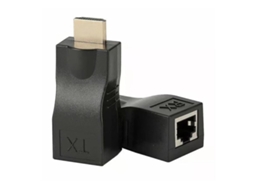 Lurelia Extensor Hdmi Via Rj45 1080p 3d 165 Gbps 30 M Utp Preto, Para Sinal Av
