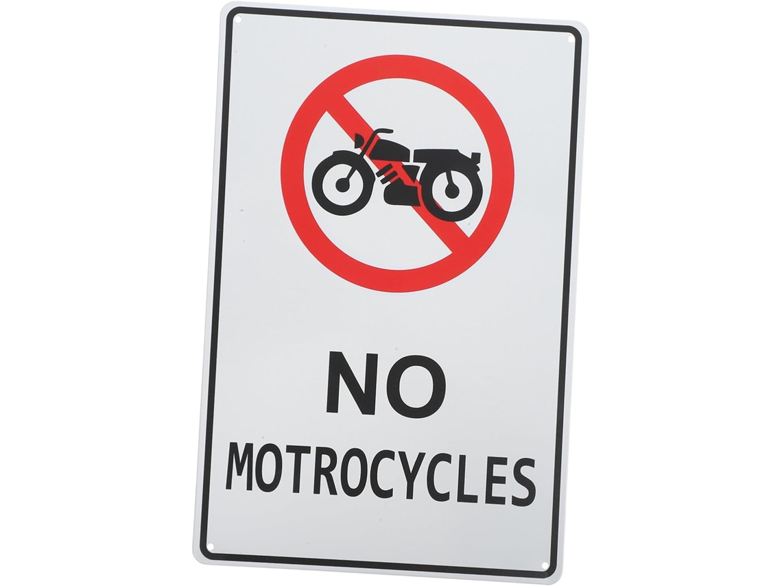 Placa De Aviso Leve Em Chapa De Metal Para Sinalização Rodoviária.