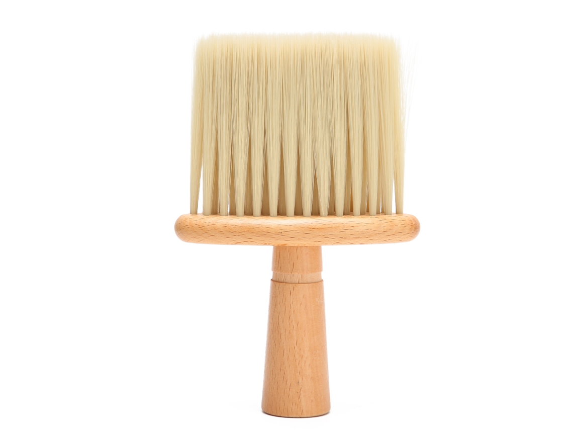 Escova Profissional De Corte De Cabelo E Barba Para Limpeza De Face E Pescoço Bege Vante