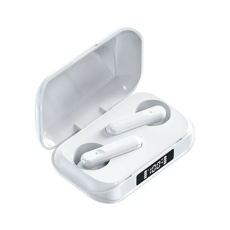 Fones De Ouvido Sem Fio (brancos) Com Controles De Toque Bluetooth, Cancelamento De Ruído, Estéreo E À Prova D'água.