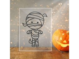 Ornamento De Acrílico Claro Para Decoração De Halloween