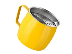 Xícara De Chá Em Aço Inoxidável Com Infusor Embutido, Resistente Ao Calor, Ideal Para Preparar Chá A Granel No Escritório.