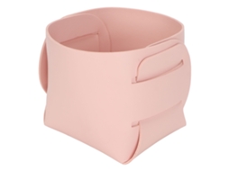 Porta Cepillos De Uñas De Material Pu Duradero Y Resistente Organizador Práctico Para Maquillaje De Uñas En Rosa Para Hogar