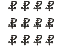 Bico De Irrigação Rotativo 360 Graus Microaspersor G Conexão Suspensa (12pcs)