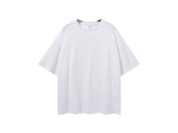 Camiseta De Algodão De Qualidade Superior, Confortável E Versátil Para Dia A Dia E Aventuras Branco