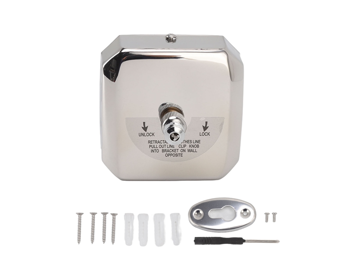 Rack de secagem com prendedores circular inox 10 clips S/MARCA