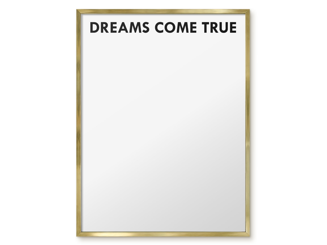 Magnetic Glass Board Dreams Come True For The Hall Espelharte (60x80 Cm)
