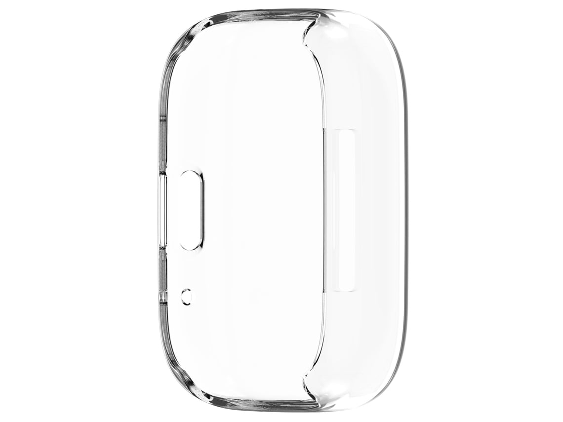 Capa Protetora, Compatível Com Redmi Watch Active/ 3 Lite, Branca E Transparente, Acabamento Moderno