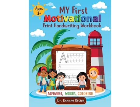 Livro My First Motivational Print Handwriting Workbook de Dr Denisha Brown (Inglês)