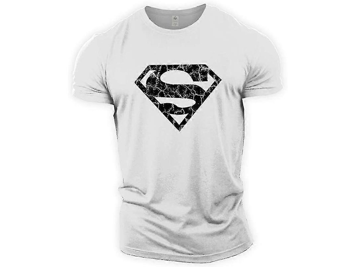 Camiseta de Treino Superman Vascular Gym de Algodão 100% Tamanho S XXL