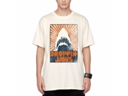 Rockinstone Jaws Movie Show Stopper Solid Natural Adult T-shirt Size:xxl