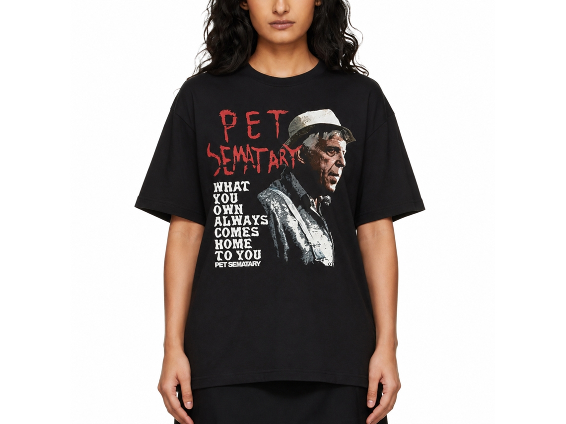 Rockinstone Pet Sematary Movie What You Own Black Adult T-shirt Size:m