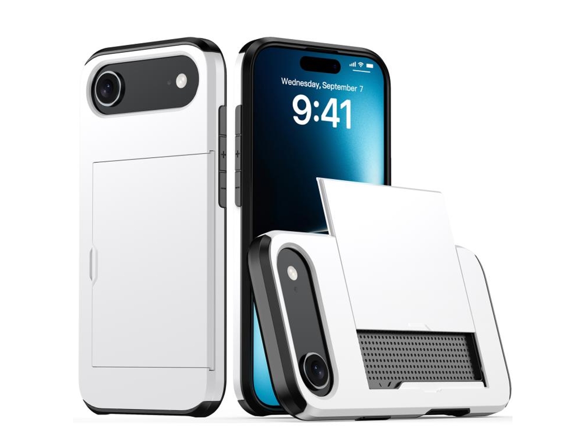 Capa Protetora À Prova De Choque Para Iphone Air - Compartimento Para Cartão