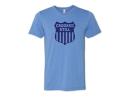 Camiseta Crooked Still Train Logo ROCKINSTONE Unissex Adulto Mais Vendidas Tamanho: P
