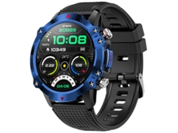 Smartwatch Com Tela Hd Chamadas Bluetooth Monitoramento De Saúde Ao Ar Livre Vários Modos Esportivos Azul Yunzii