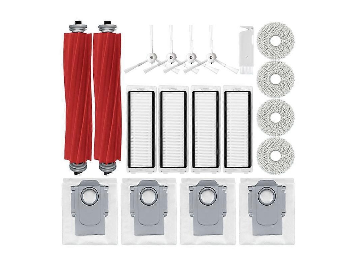 Peças De Reposição Para Aspirador De Pó Robô Q/p10 A7400rr, Escova Principal, Escova Lateral, Filtro Hepa, Pano Para Esfregão, Saco Para Pó Brilvibera