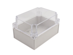 Caixa Transparente À Prova D'água para Projetos Eletrônicos, com Dimensões de 175x125x100mm CHABERLU